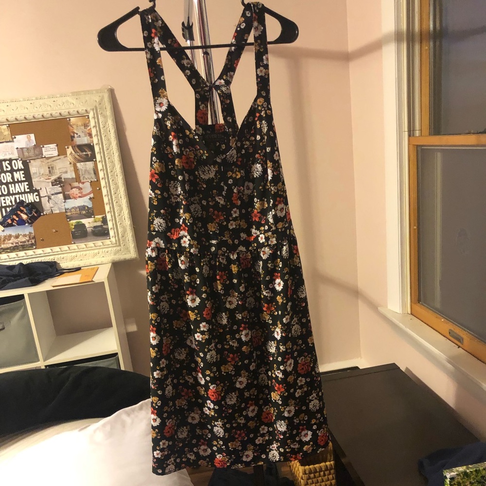 Plus size summer floral dress